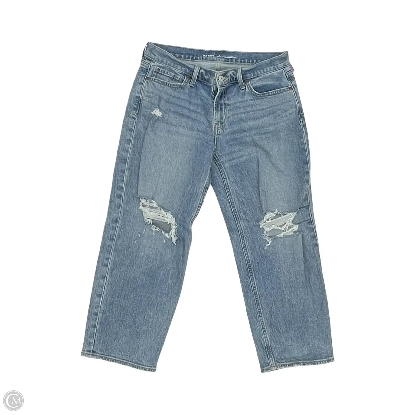 Jeans Boyfriend By Old Navy In Blue Denim, Size: 8p
