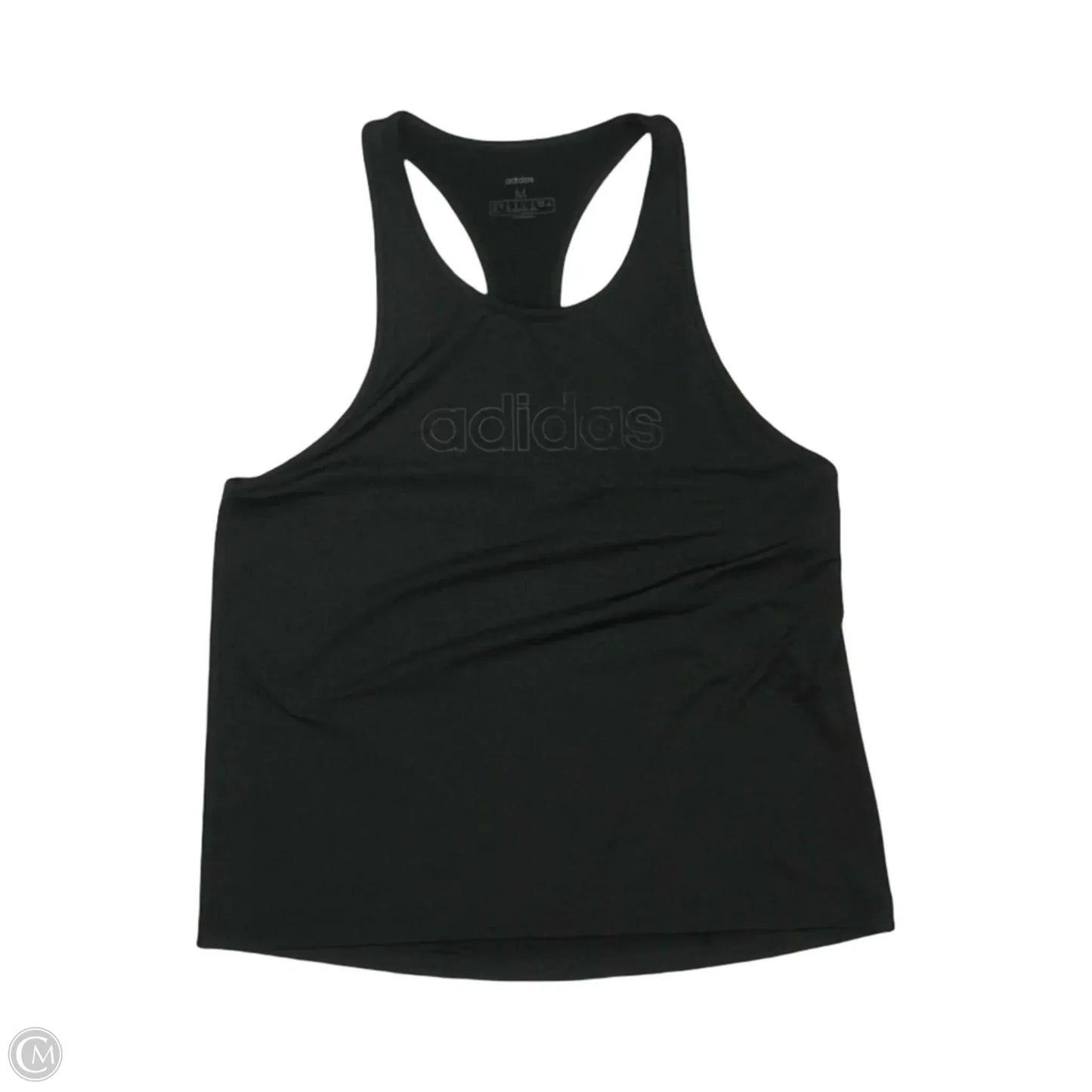 Athletic Tank Top By Adidas In Black, Size: M