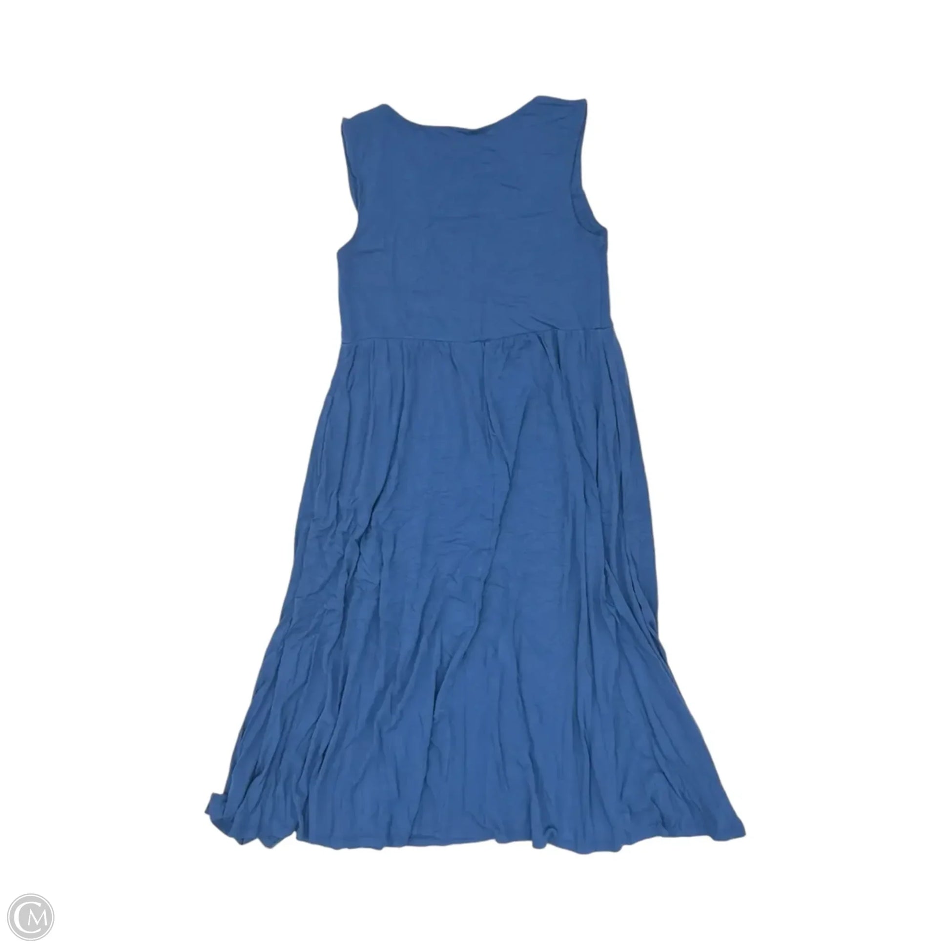 Dress Casual Midi By A New Day In Blue, Size: Large