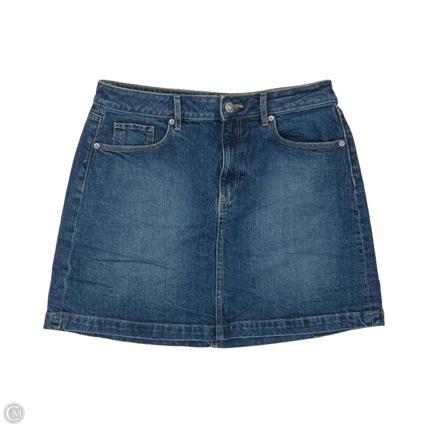 Skirt Mini & Short By Loft In Blue Denim, Size: 6