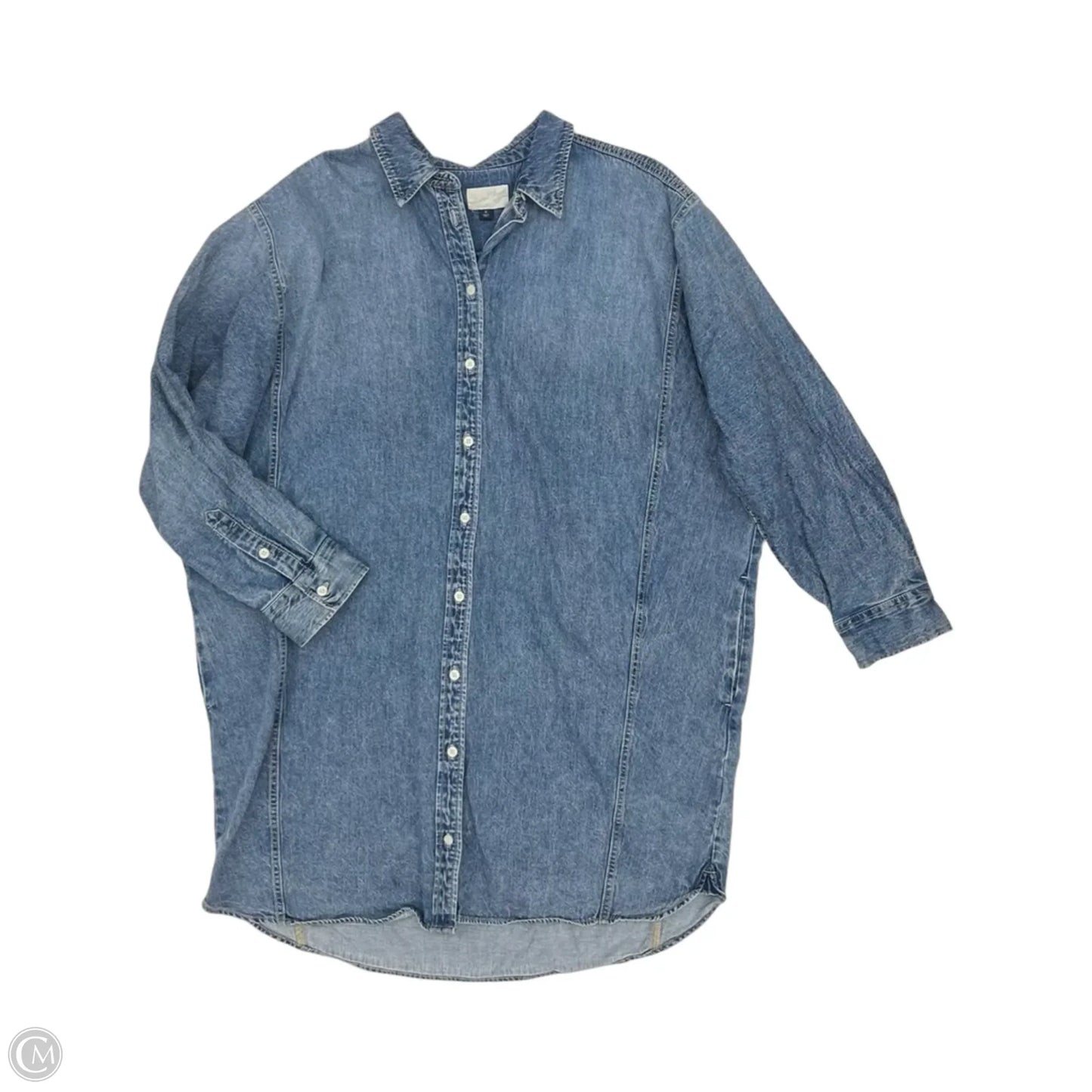 Dress Casual Short By Universal Thread In Blue Denim, Size: Xl