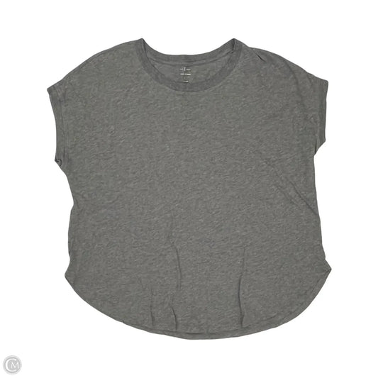 Top Short Sleeve Basic By Lou And Grey In Grey, Size: Xl