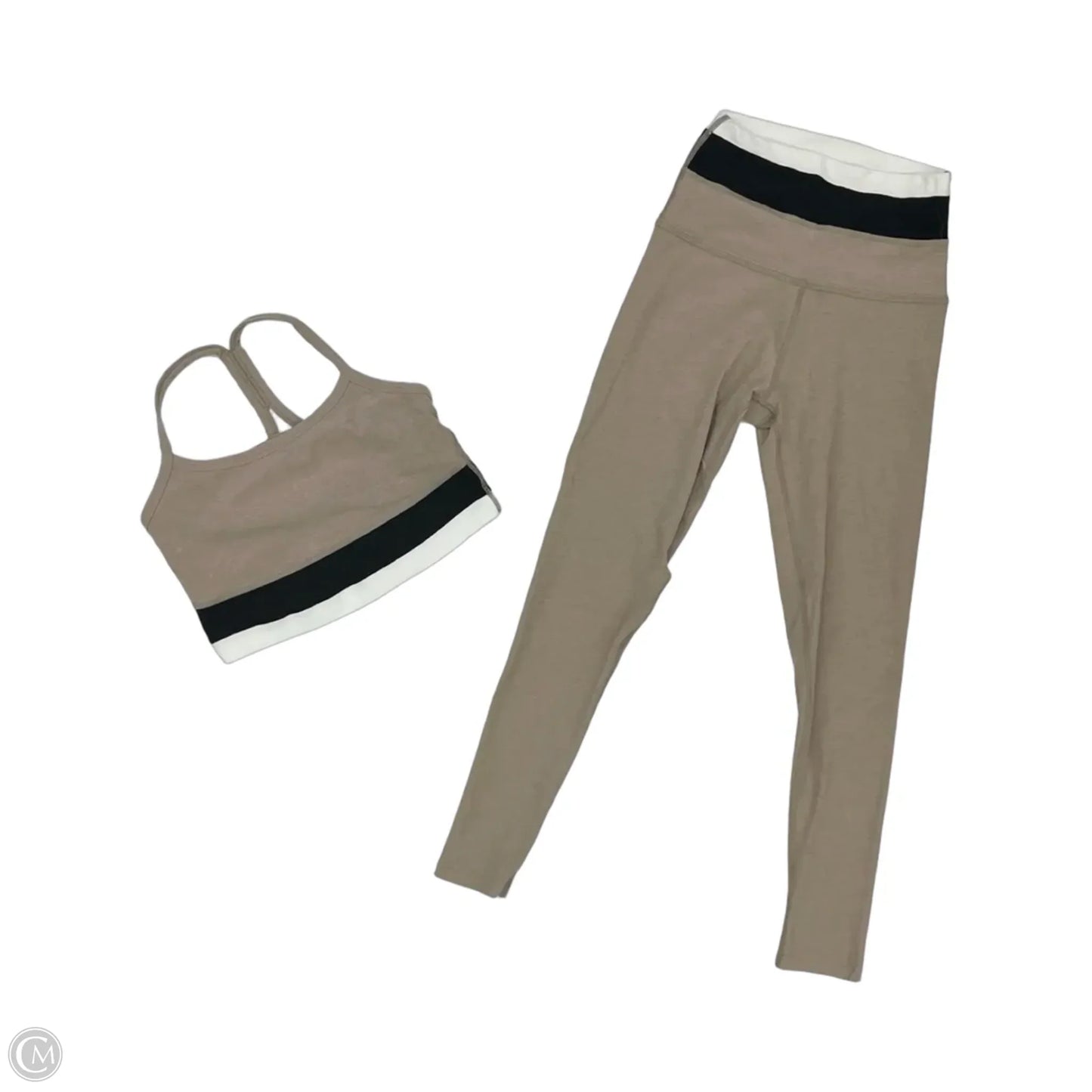 Athletic Pants 2pc By Beyond Yoga In Tan, Size: Xs
