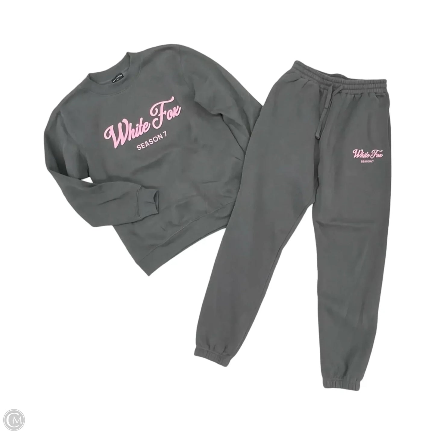 Lounge Set Pants By White Fox In Grey, Size: Xs