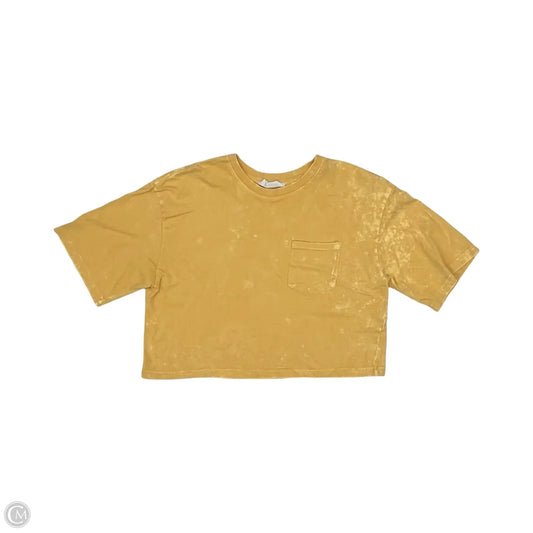 Top Short Sleeve By Double Zero In Orange, Size: Xs