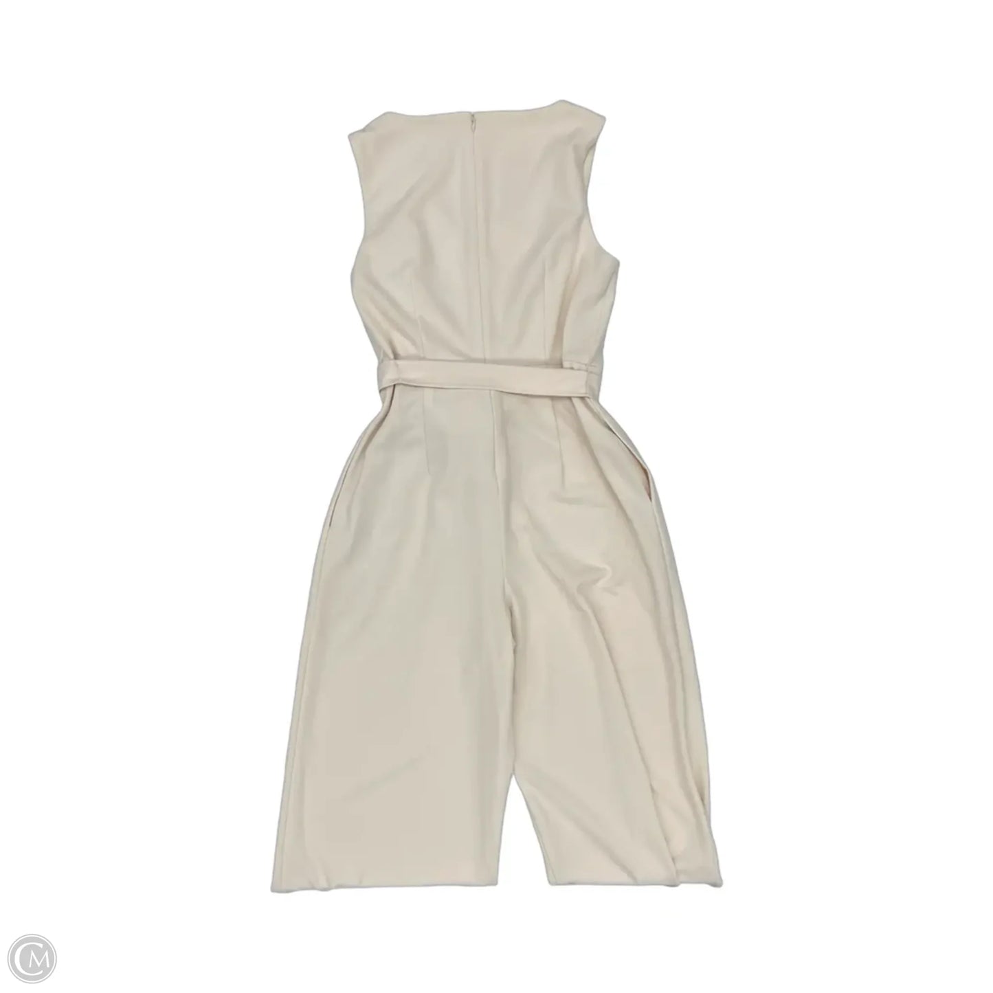 Jumpsuit By Calvin Klein In Cream, Size: 12