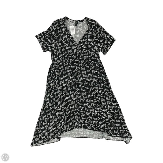 Dress Casual Midi By Torrid In Black & White, Size: 2x