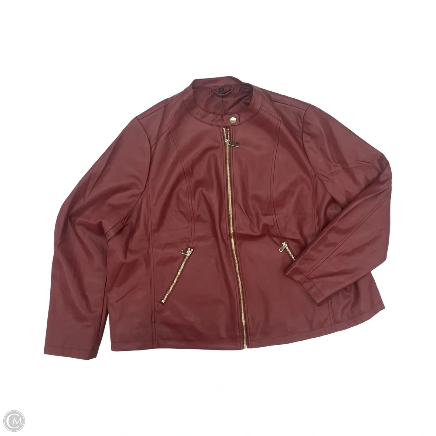 Jacket Other By Clothes Mentor In Red, Size: 3x