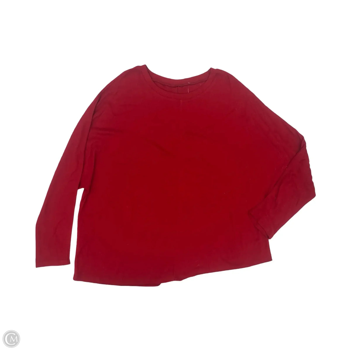Top Long Sleeve By Clothes Mentor In Red, Size: 2x