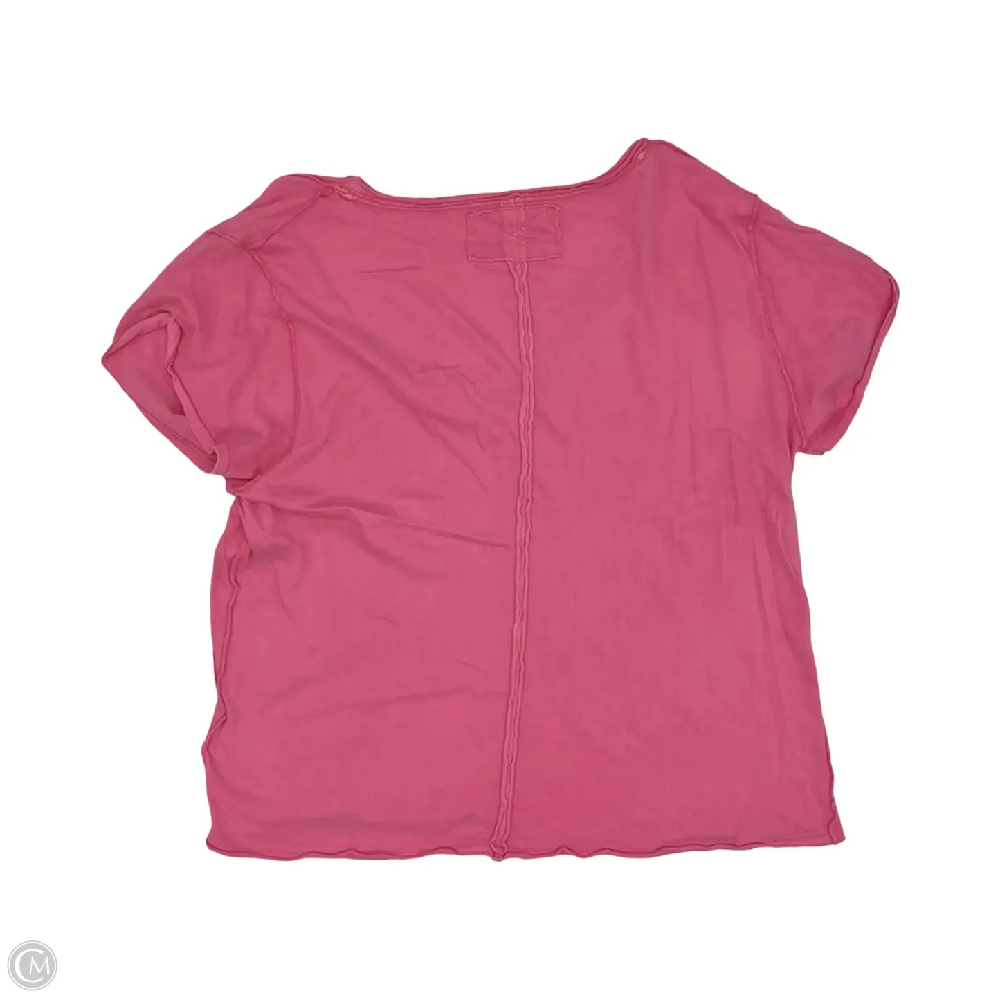 Top Short Sleeve By We The Free In Pink, Size: Xs