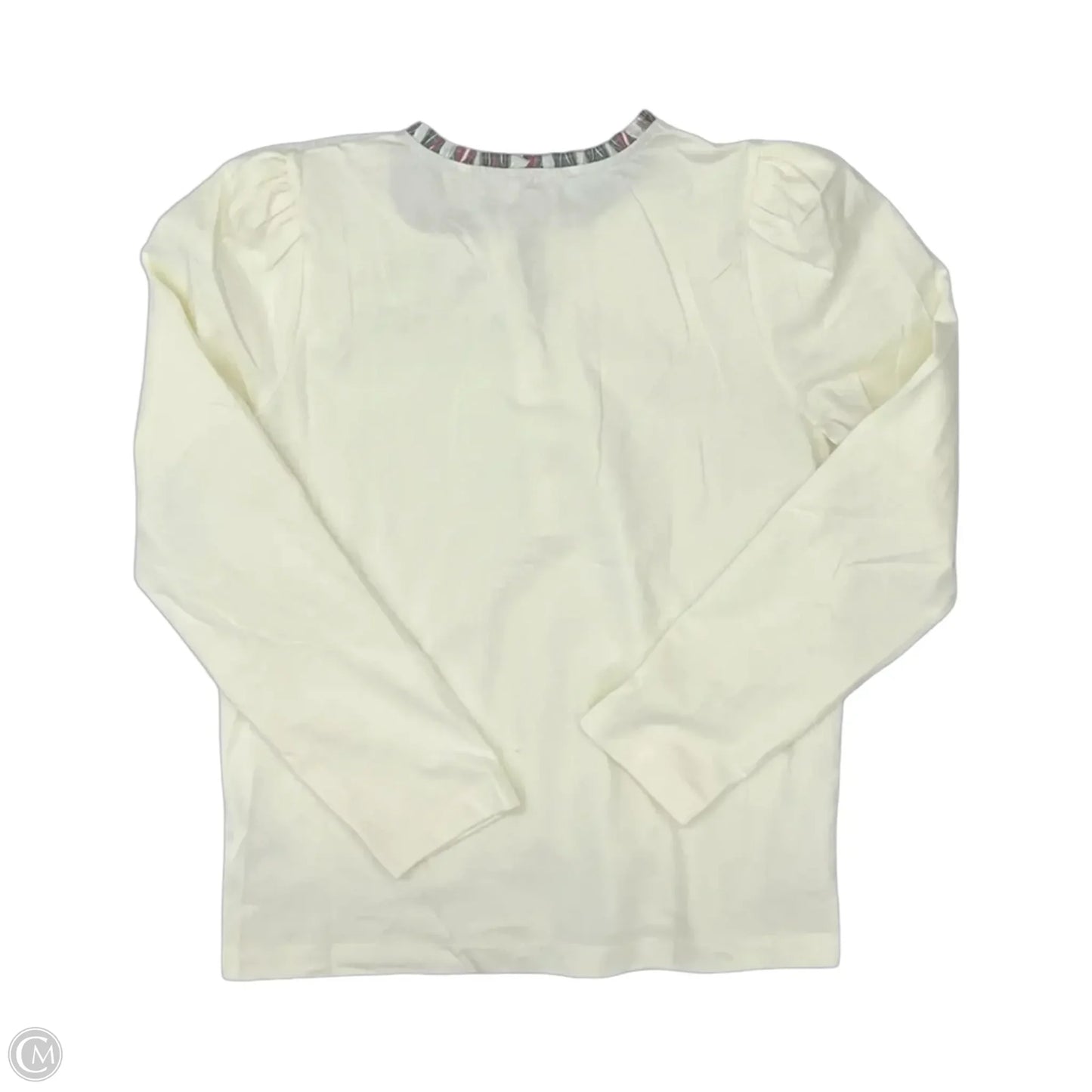 Top Long Sleeve By J. Crew In Cream, Size: S