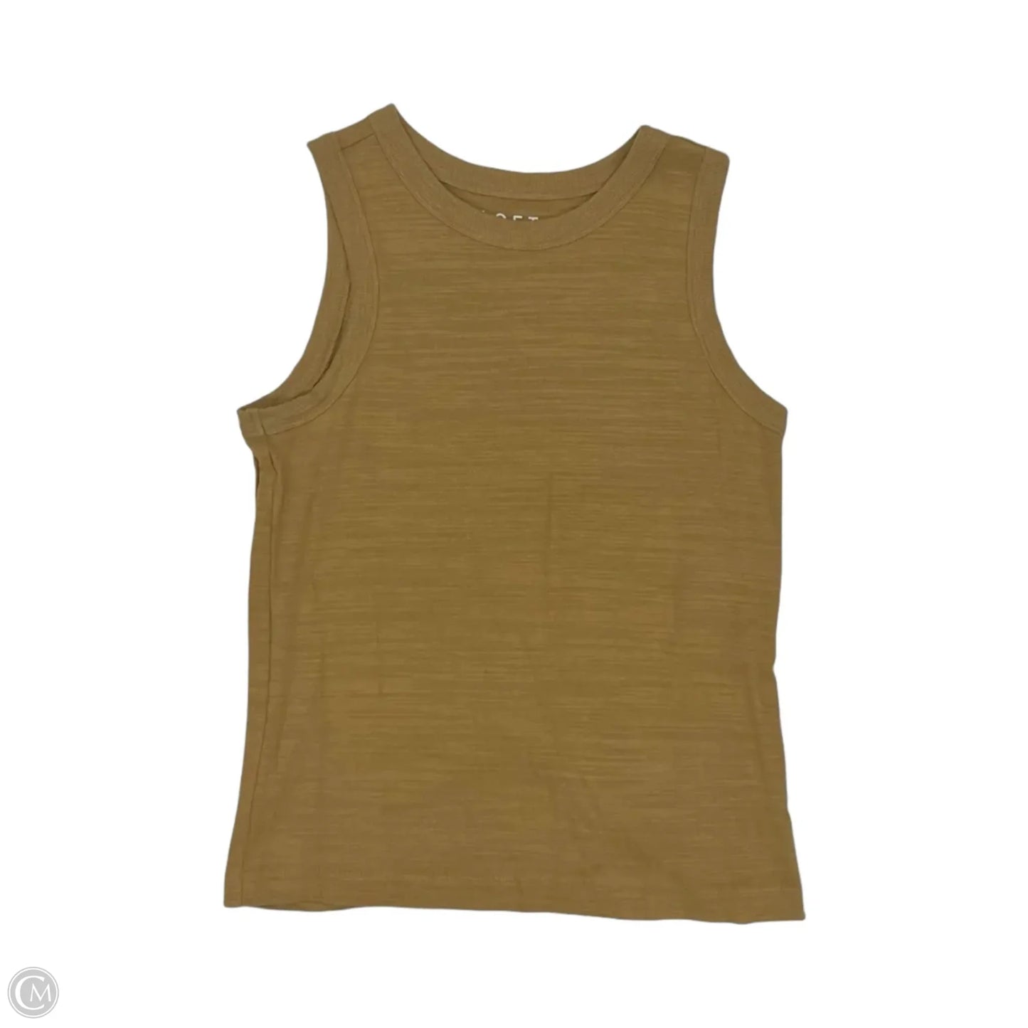 Top Sleeveless By Loft In Tan, Size: S