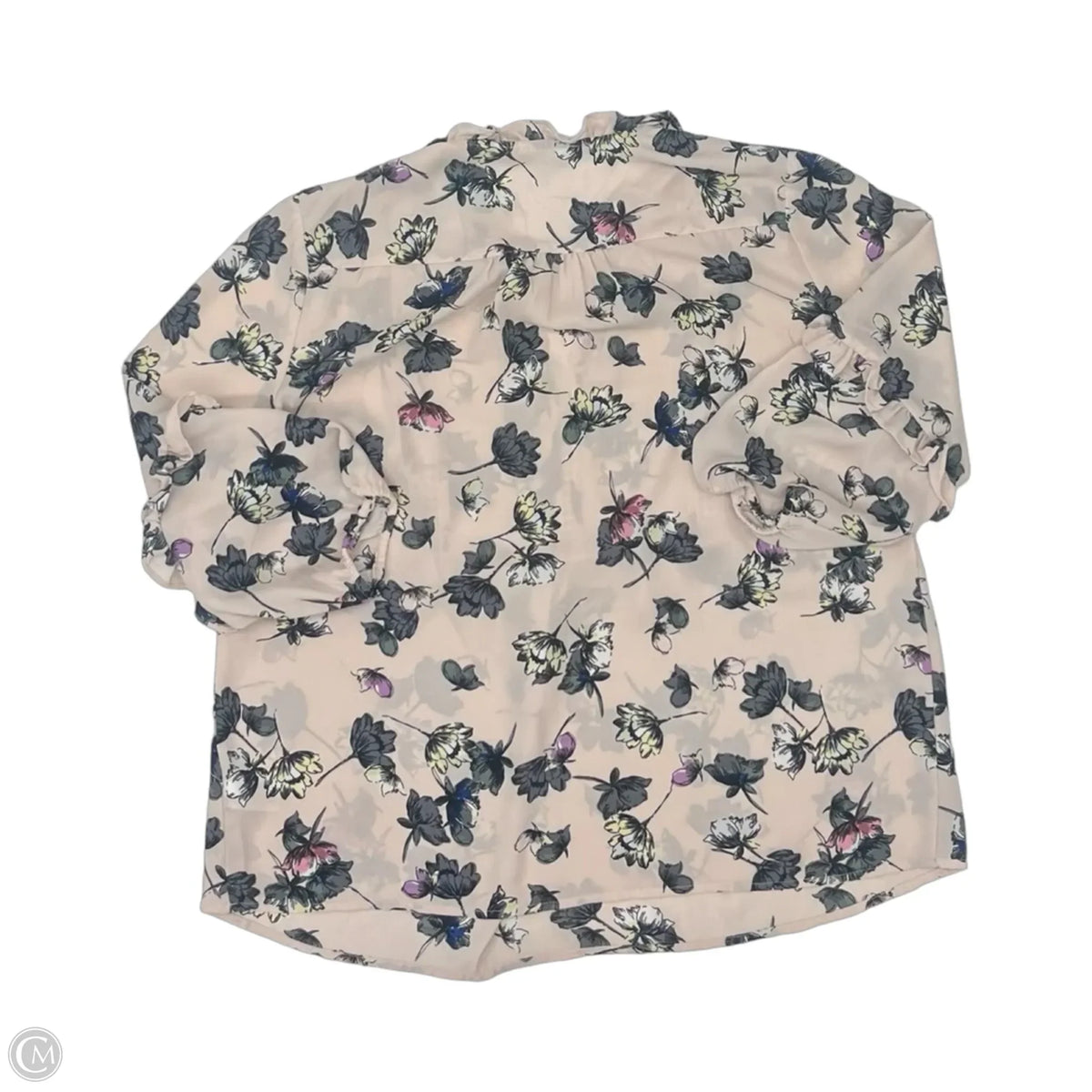 Blouse 3/4 Sleeve By Maurices In Pink, Size: L