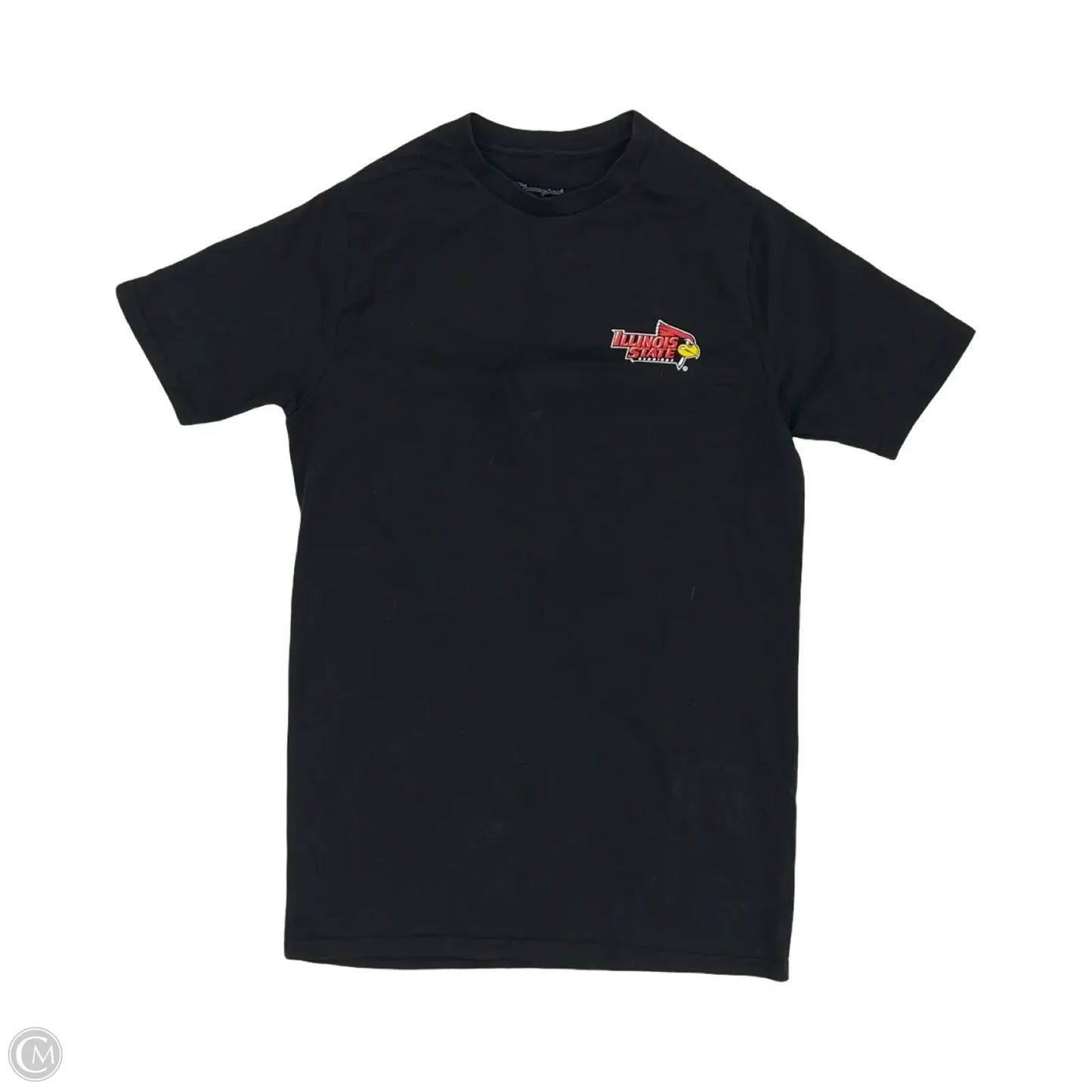 Athletic Top Short Sleeve By Champion In Black, Size: S