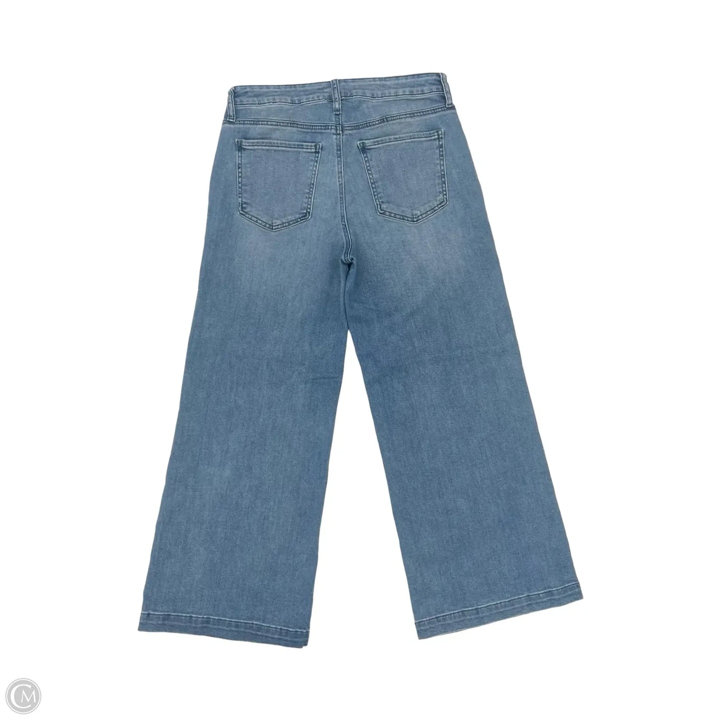 Jeans Flared By Kut In Blue Denim, Size: 8