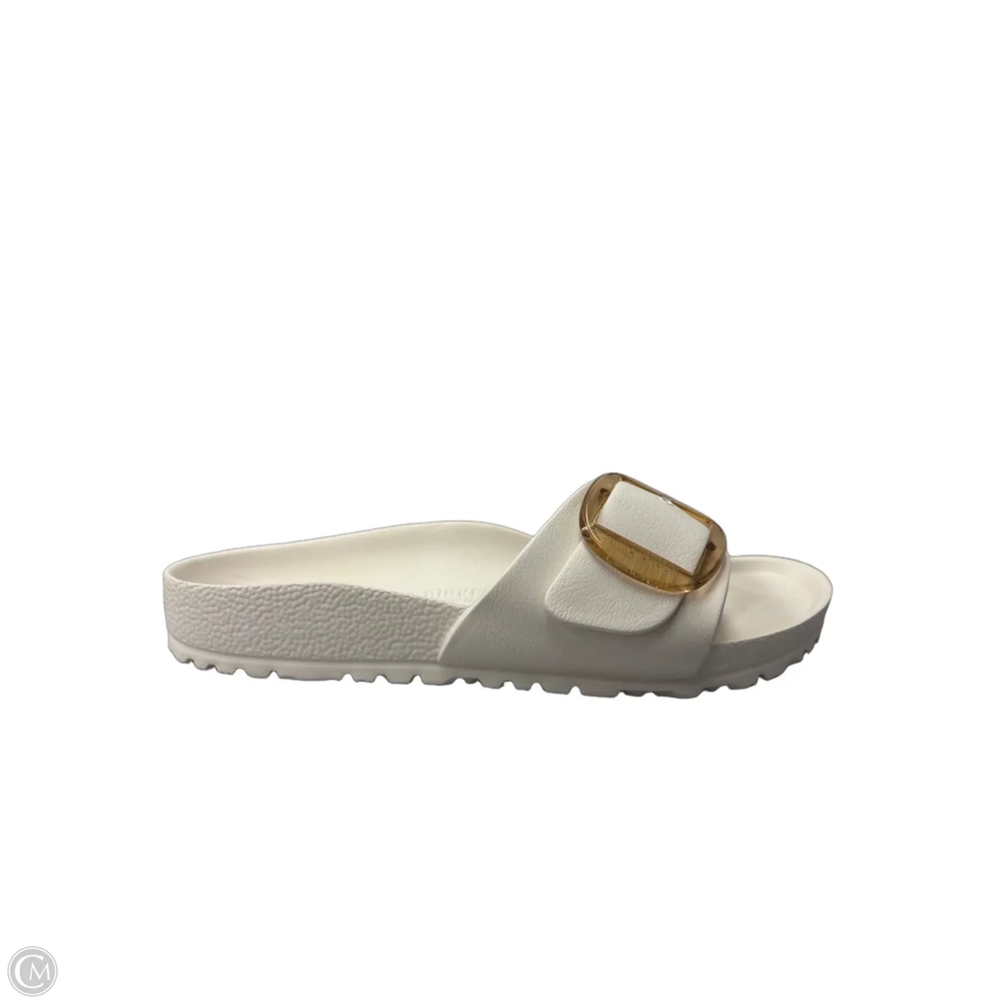 Sandals Flats By Birkenstock In Cream, Size: 7