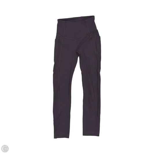 Athletic Leggings By Lululemon In Purple, Size: Xs
