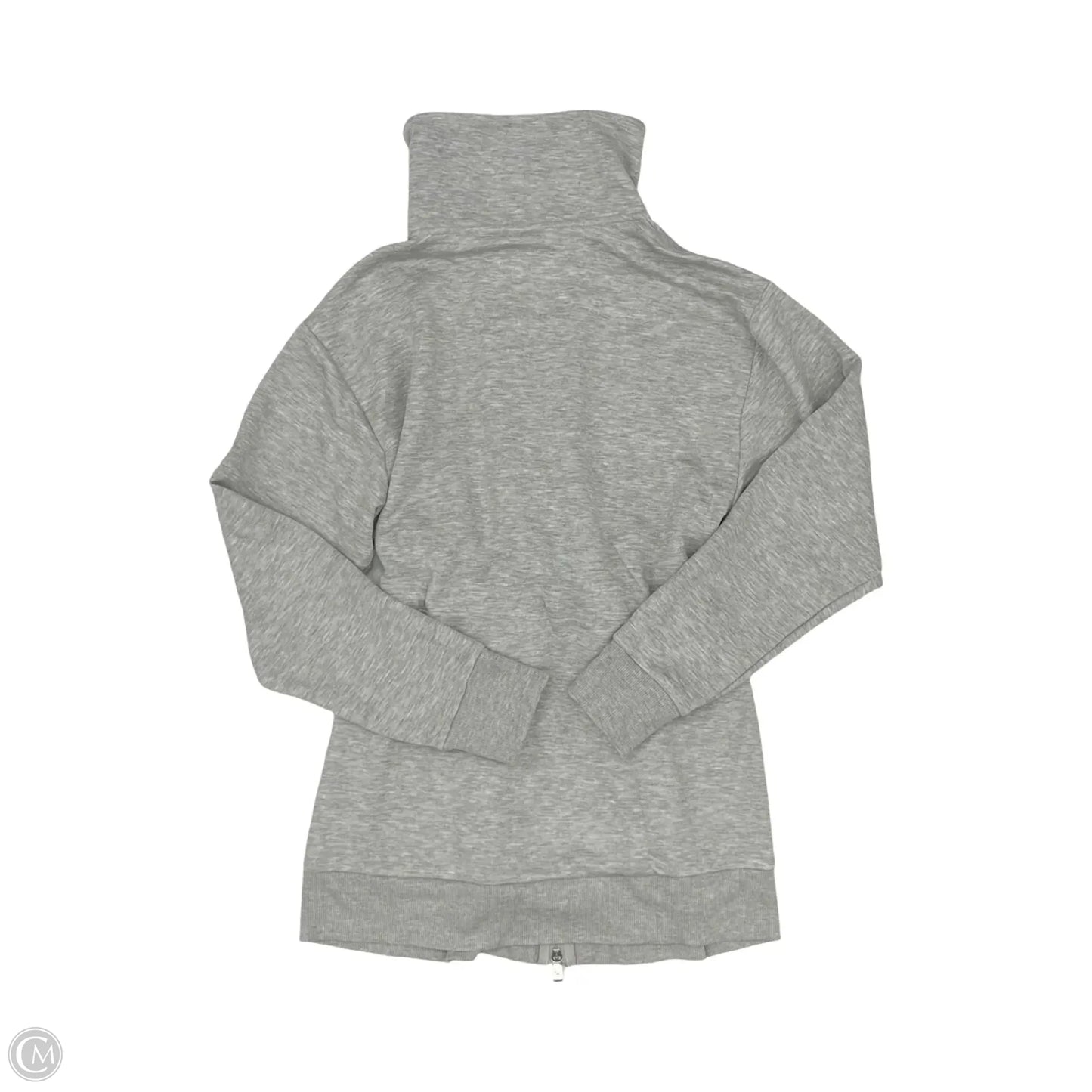 Sweatshirt Collar By Converse In Grey, Size: S