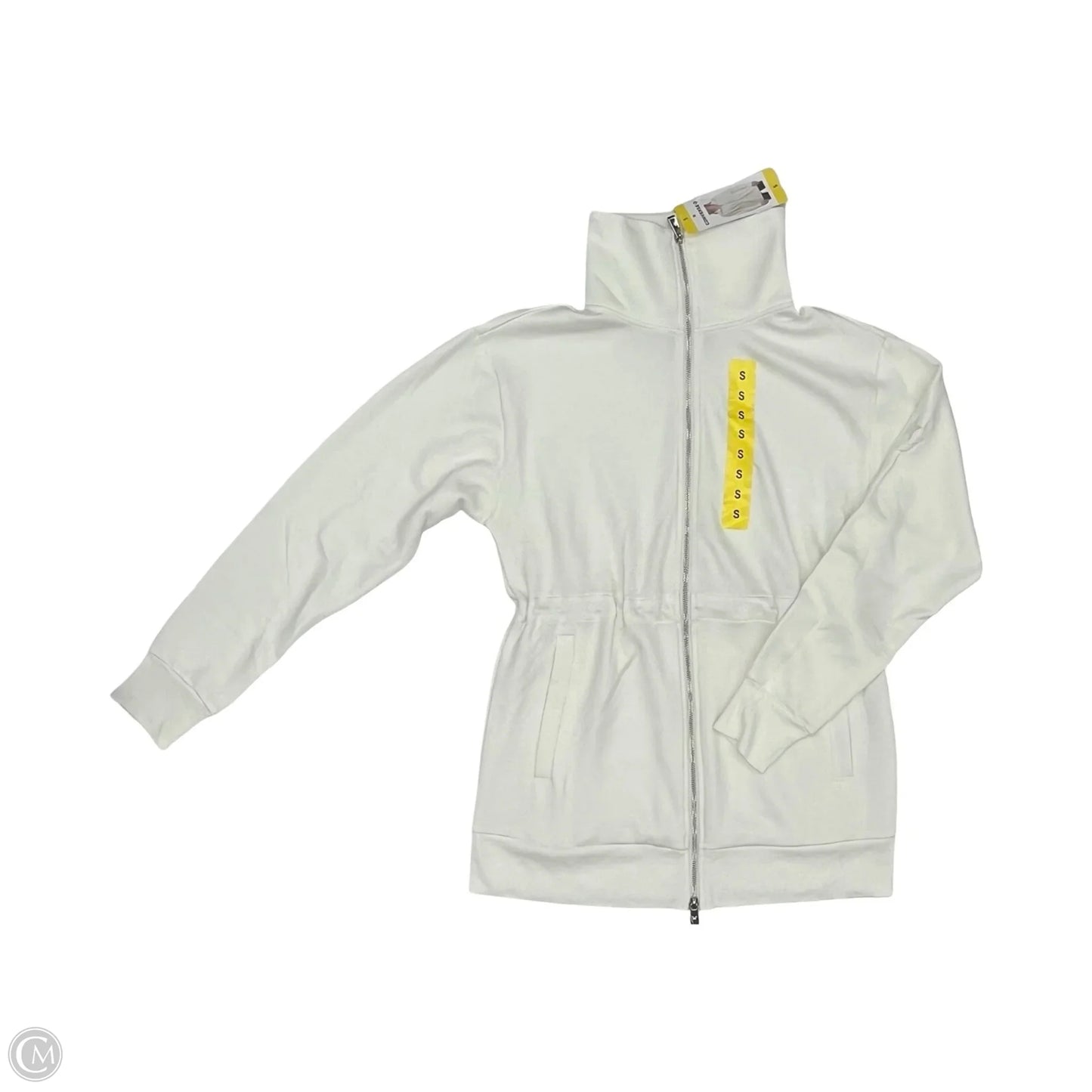 Sweatshirt Collar By Converse In Cream, Size: S
