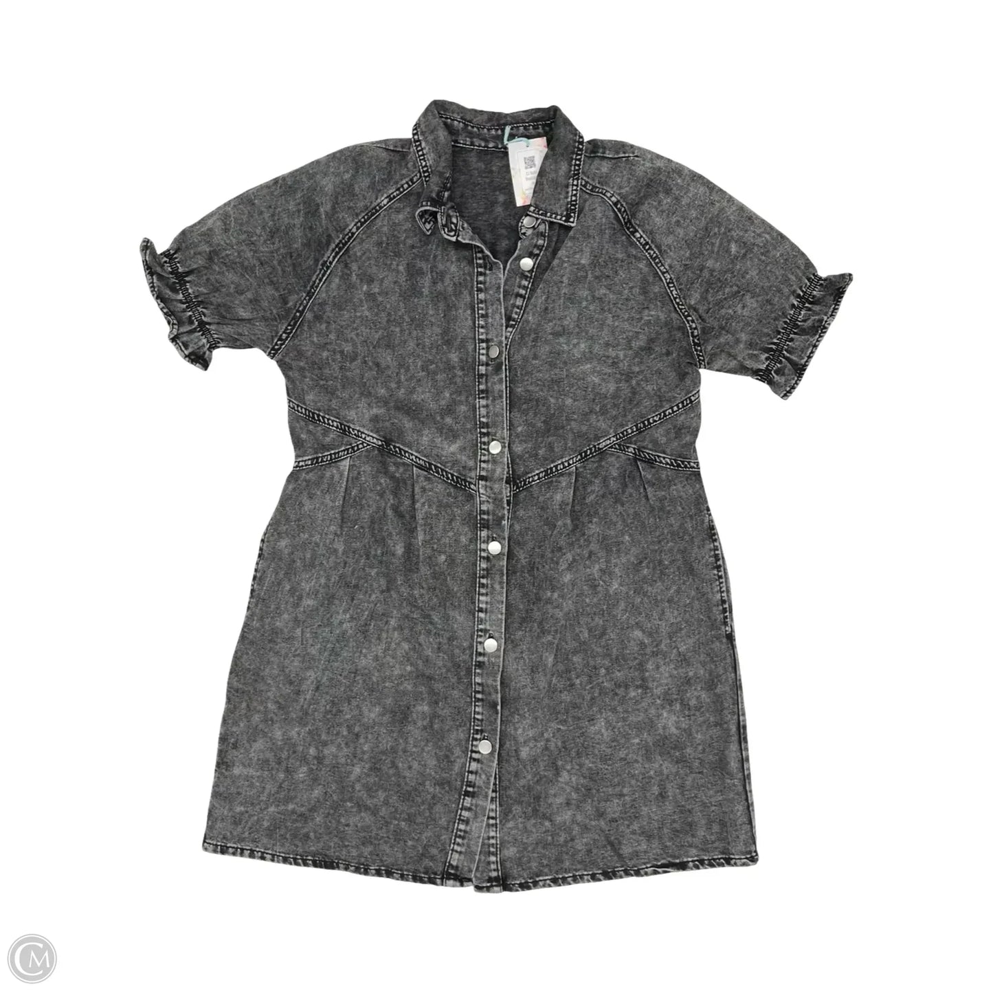 Dress Party Short By Clothes Mentor In Grey, Size: L
