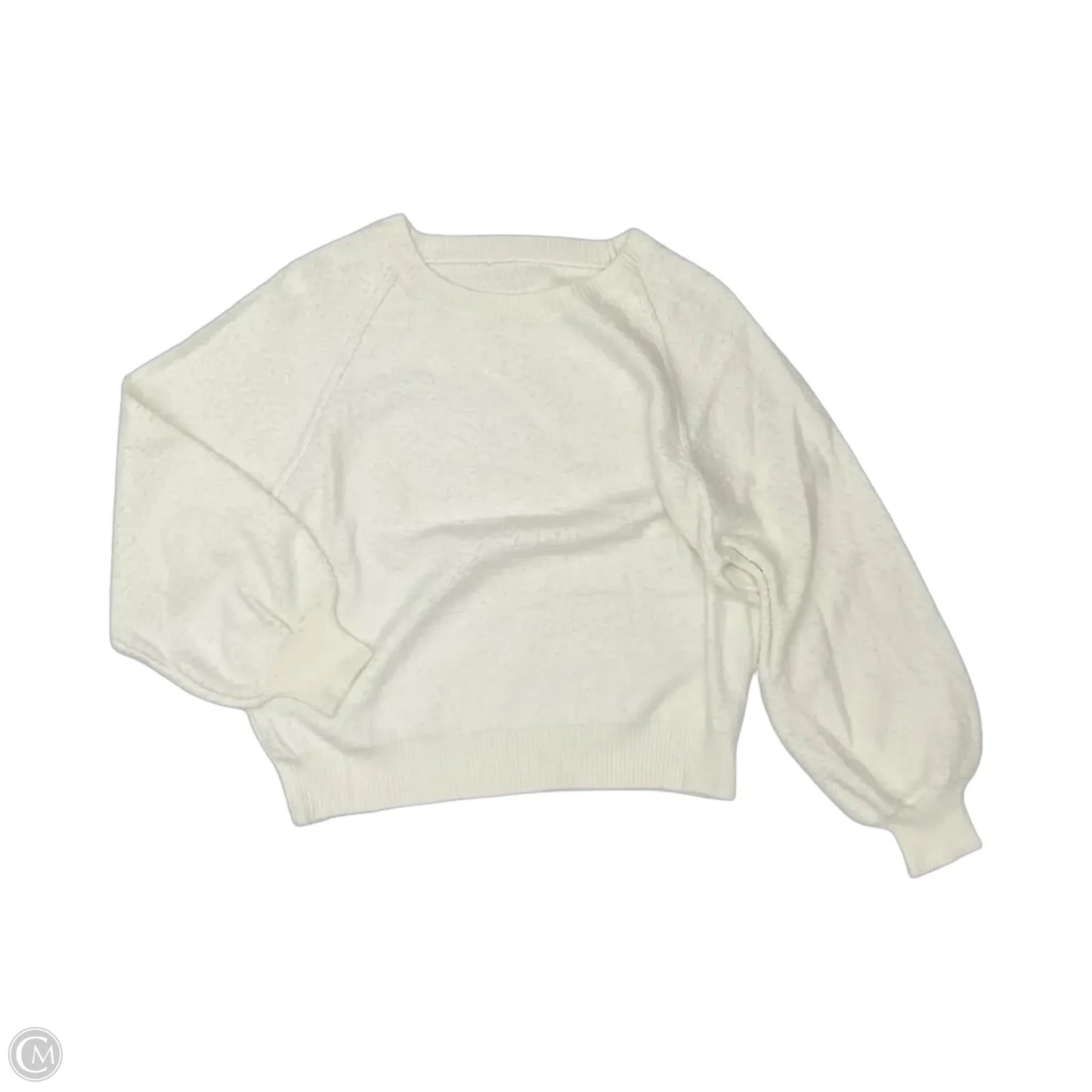 Sweater By Clothes Mentor In Cream, Size: M