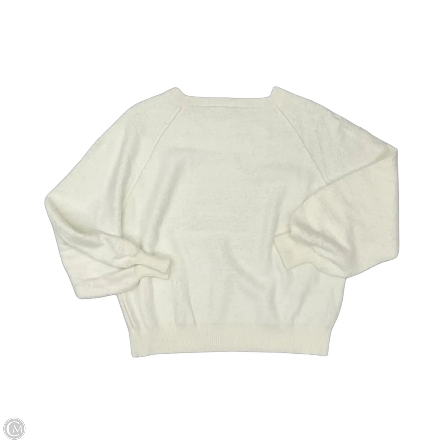 Sweater By Clothes Mentor In Cream, Size: M