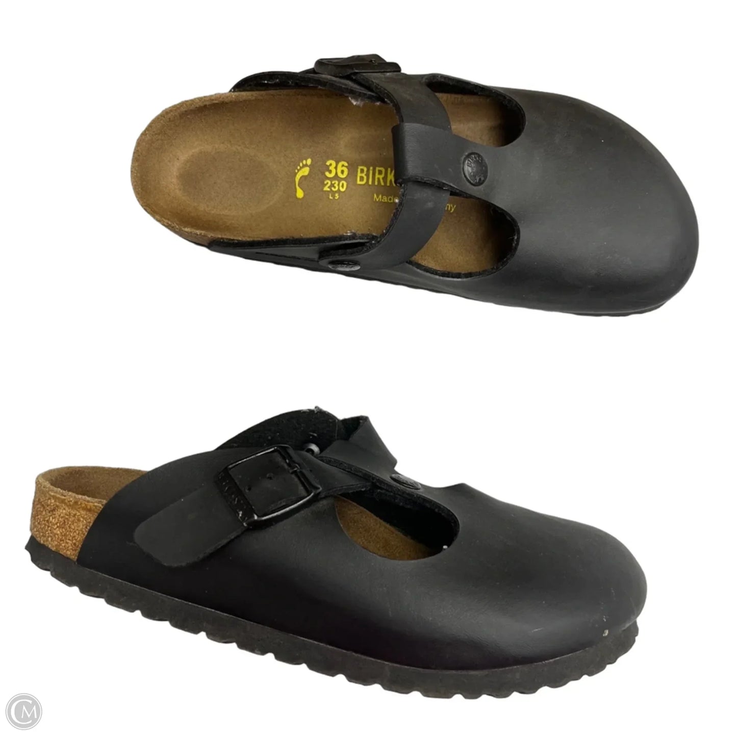Shoes Flats By Birkenstock In Black, Size: 5