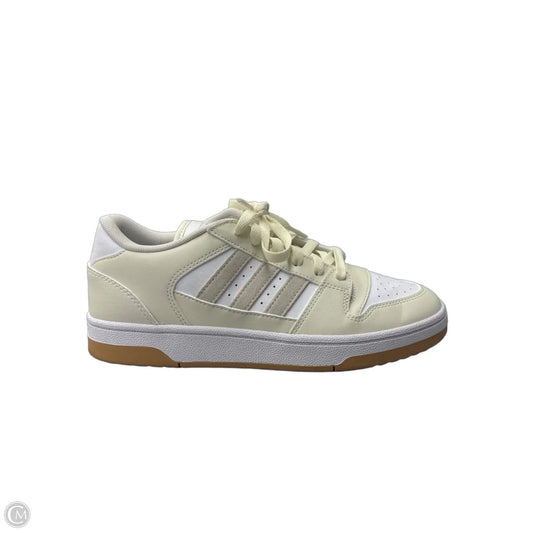 Shoes Sneakers By Adidas In Cream, Size: 9