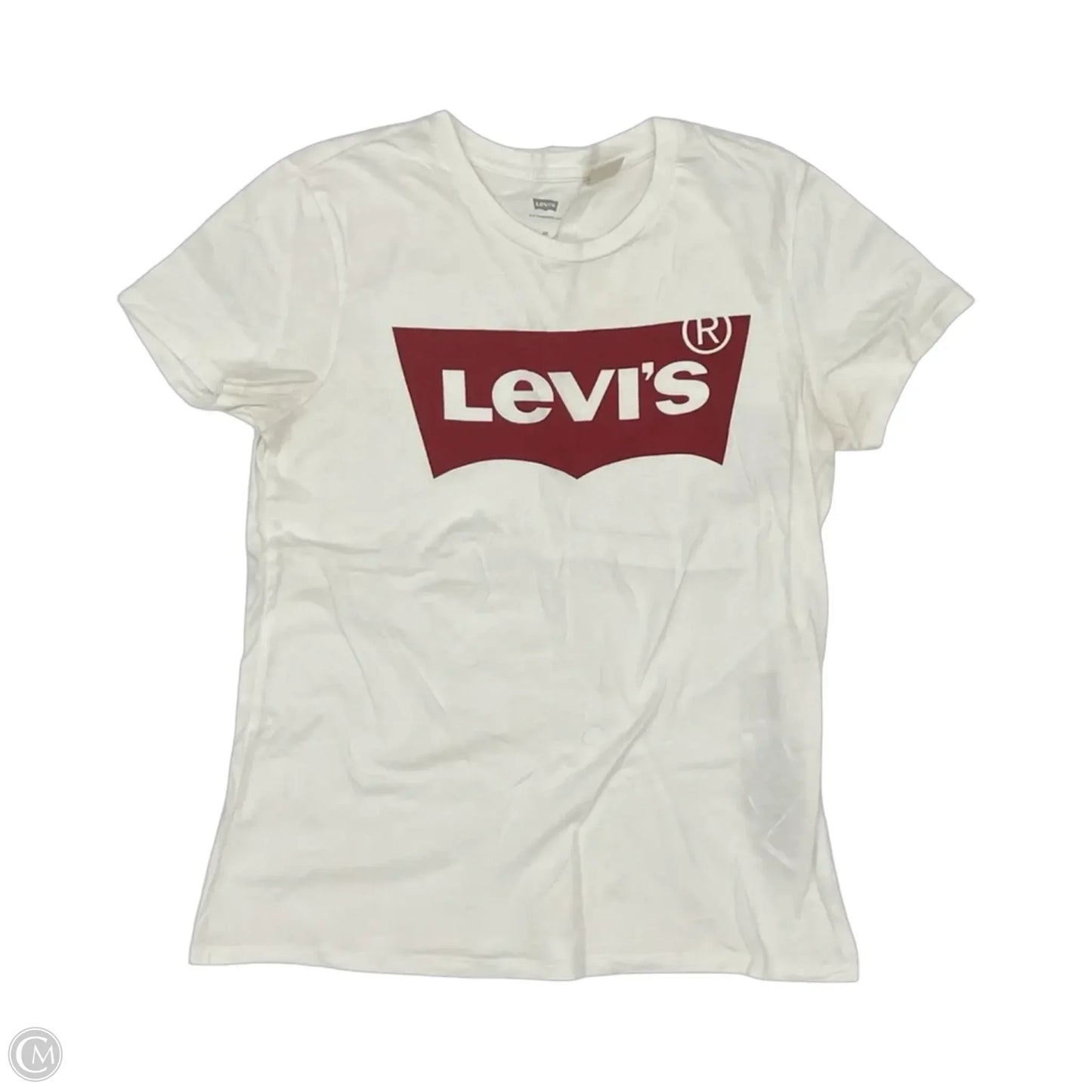 Top Short Sleeve By Levis In White, Size: Xs