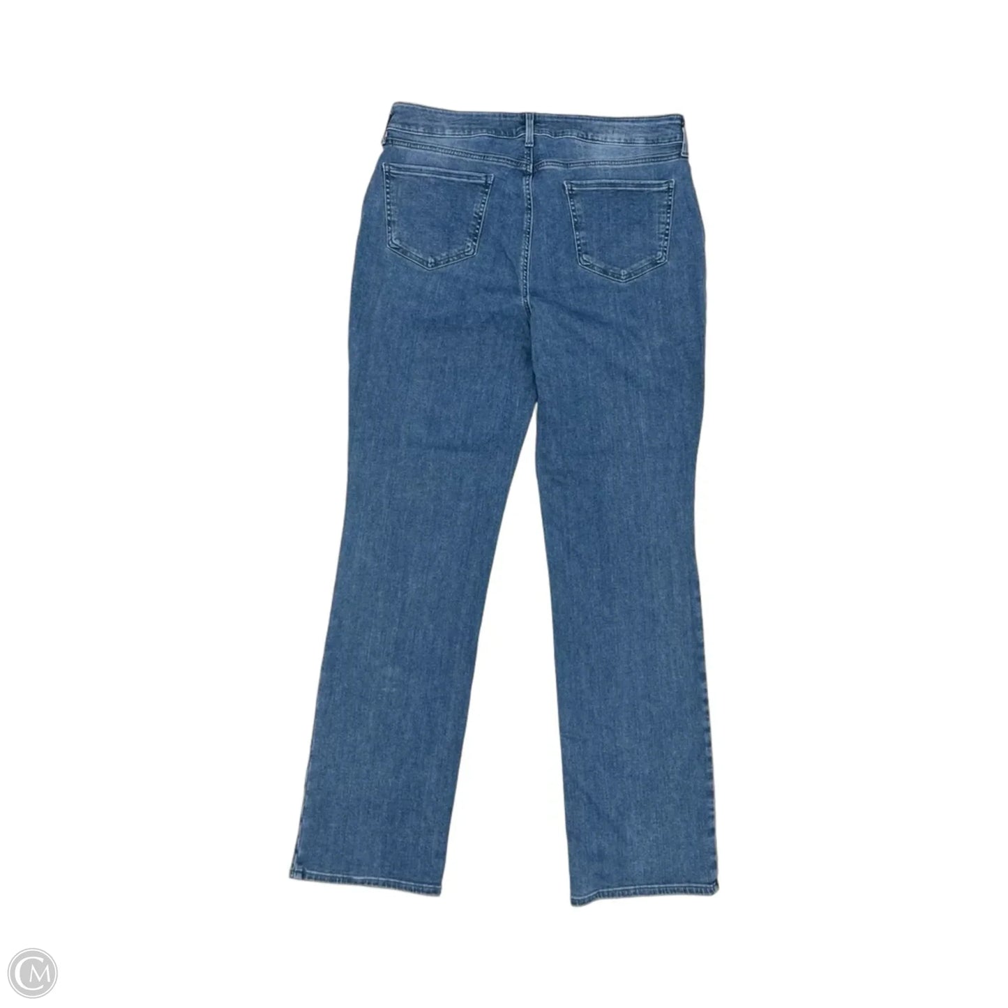 Jeans Straight By Not Your Daughters Jeans In Blue Denim, Size: 14