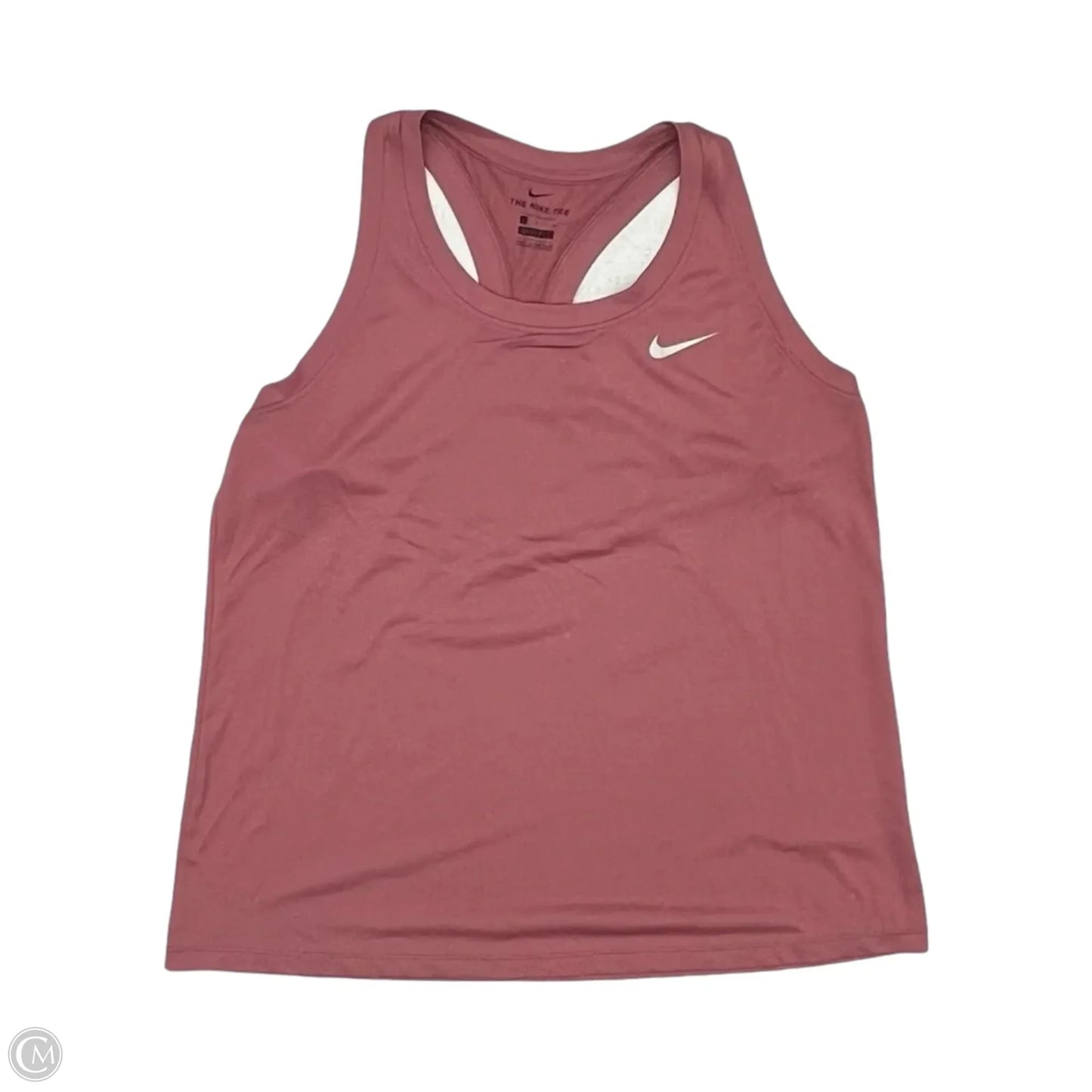 Athletic Tank Top By Nike Apparel In Pink, Size: L