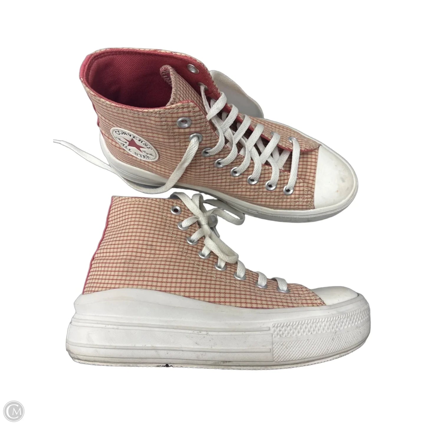 Shoes Sneakers By Converse In Pink & Yellow, Size: 9