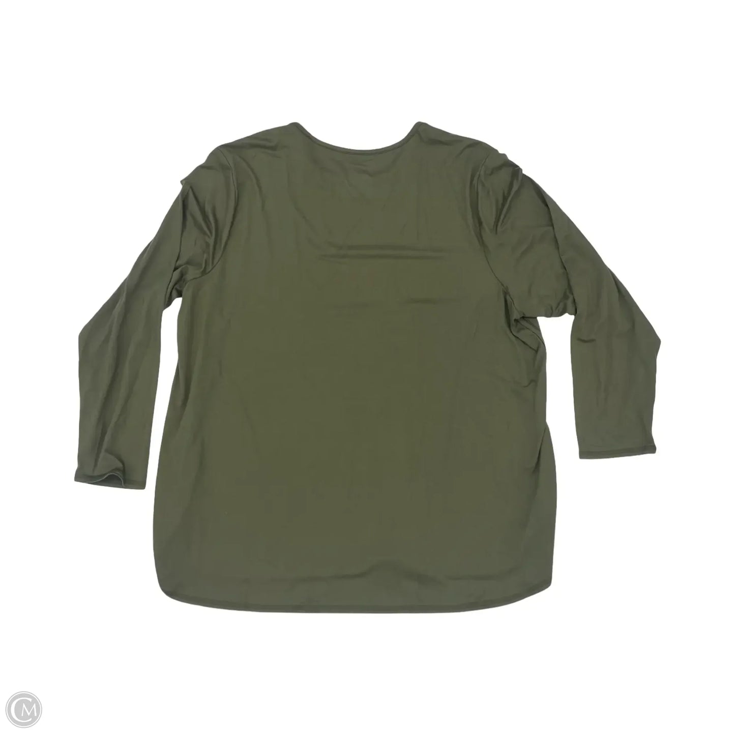 Top Long Sleeve By J. Jill In Green, Size: 2x