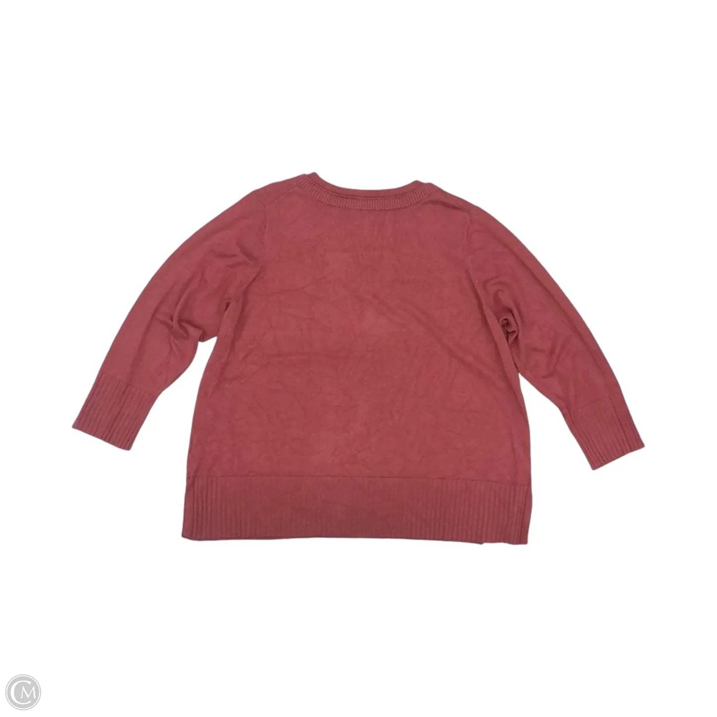 Sweater By Cable And Gauge In Pink, Size: 2x