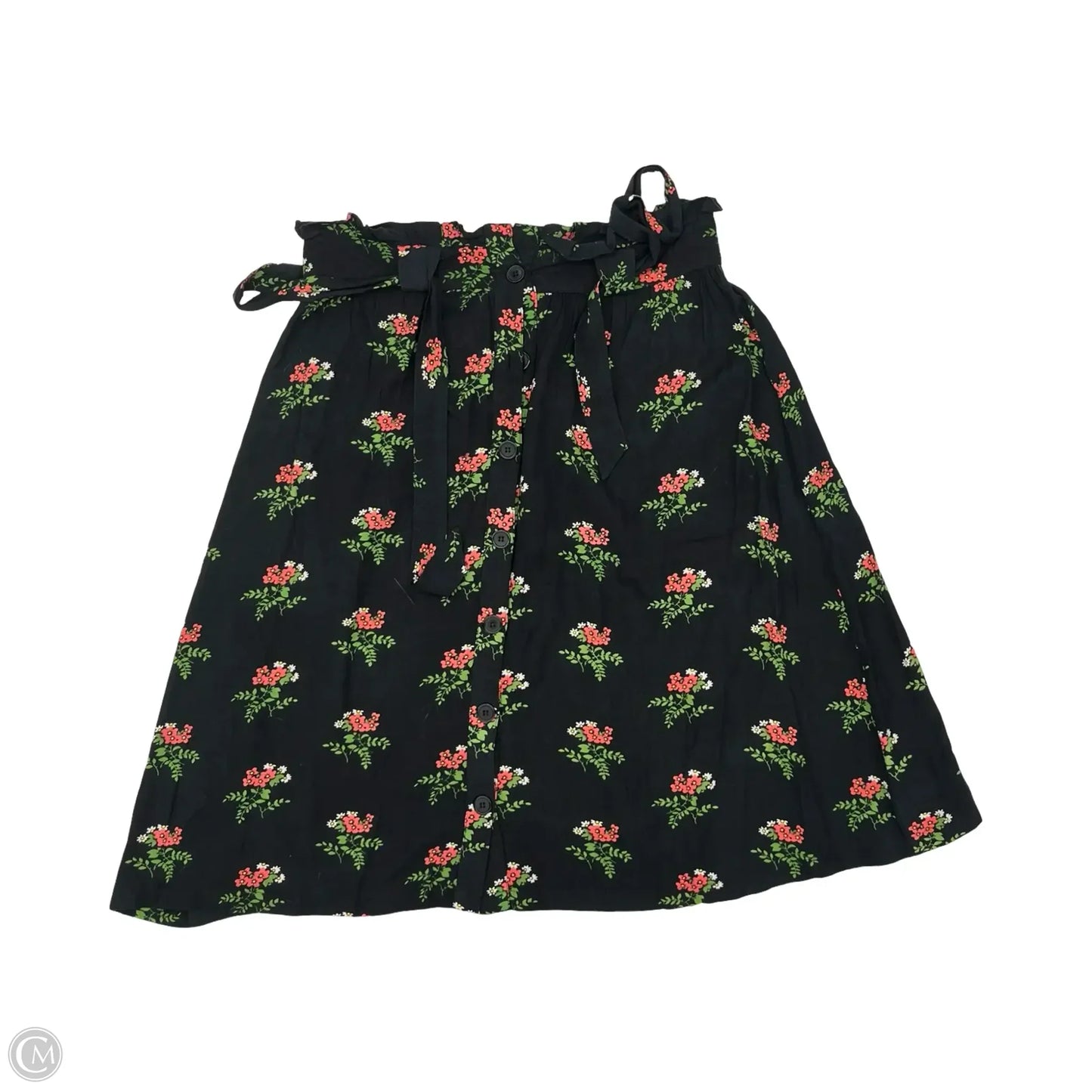 Skirt Midi By Clothes Mentor In Black, Size: Xl
