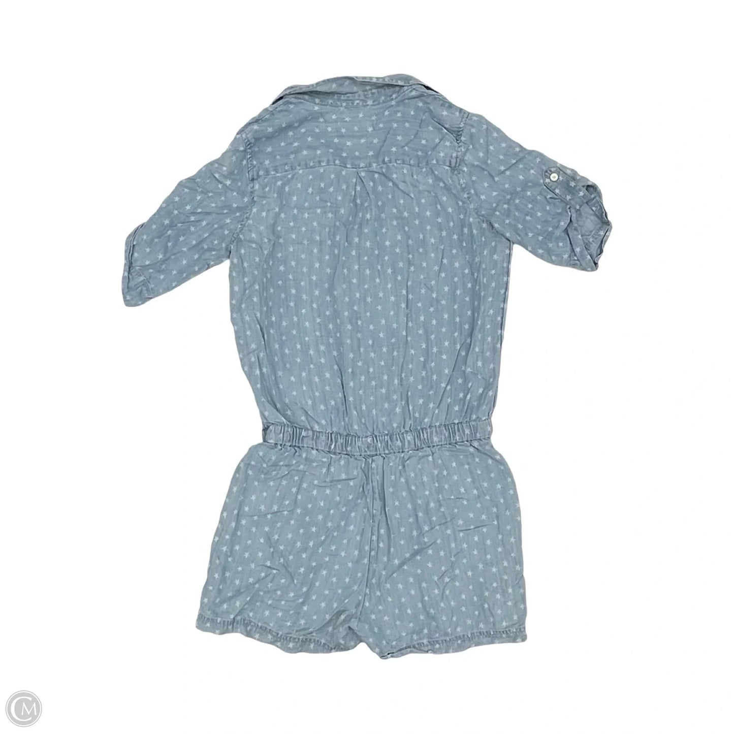 Romper By Loft In Blue Denim, Size: M