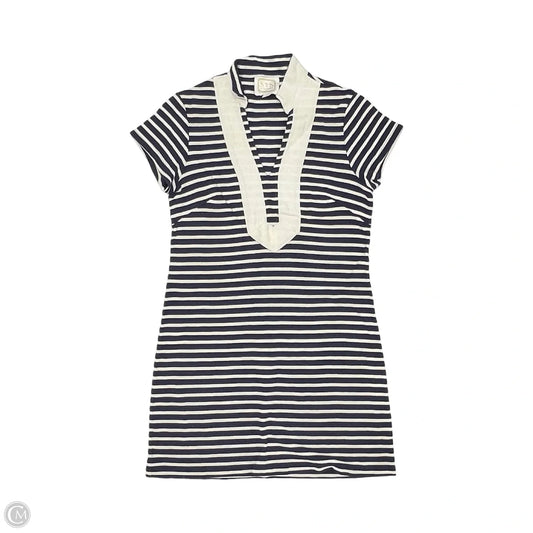 Dress Casual Short By Sts Blue In Blue & Cream, Size: S