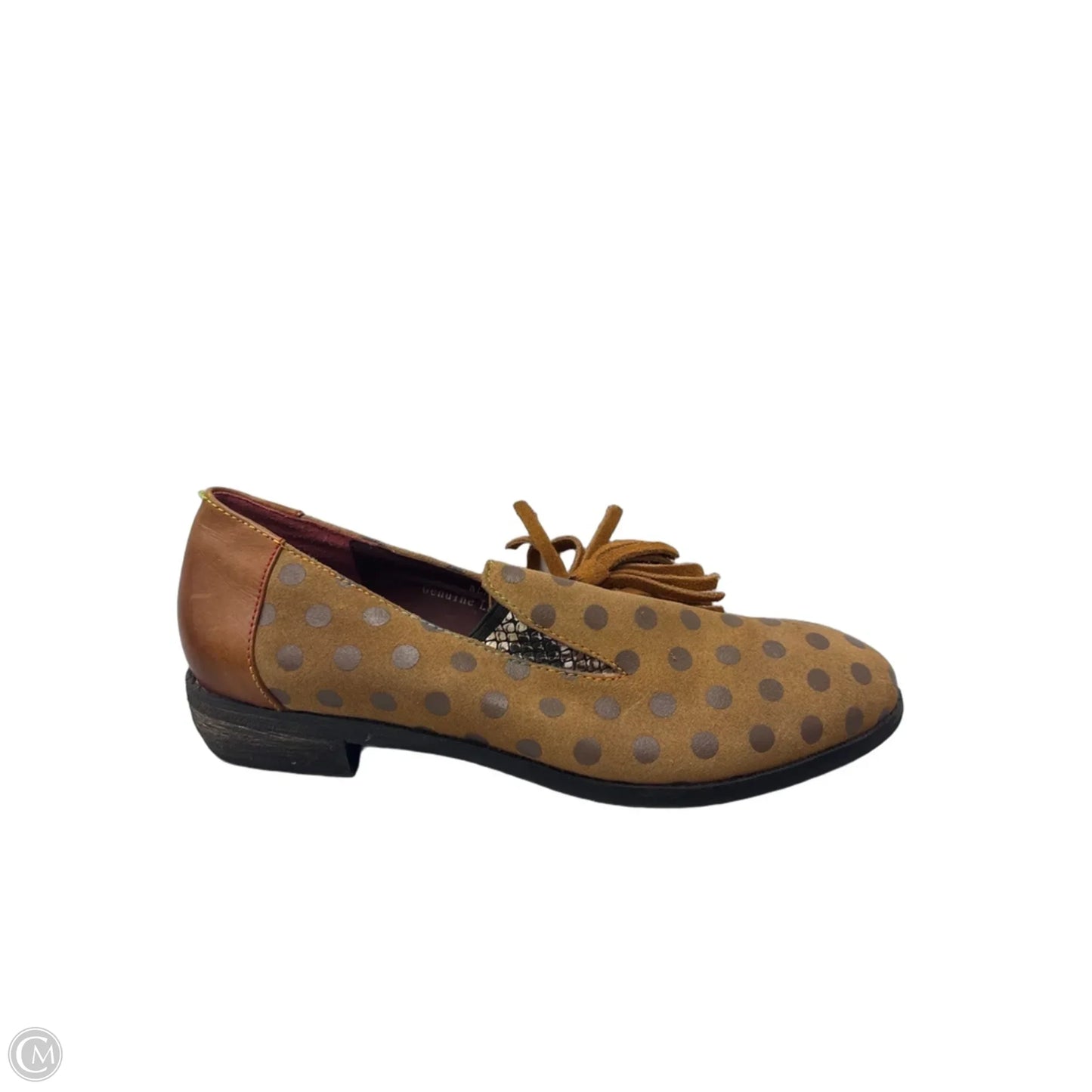 Shoes Heels Block By Spring Step In Tan, Size: 7.5