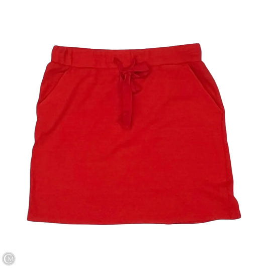 Skirt Mini & Short By J. Crew In Red, Size: S
