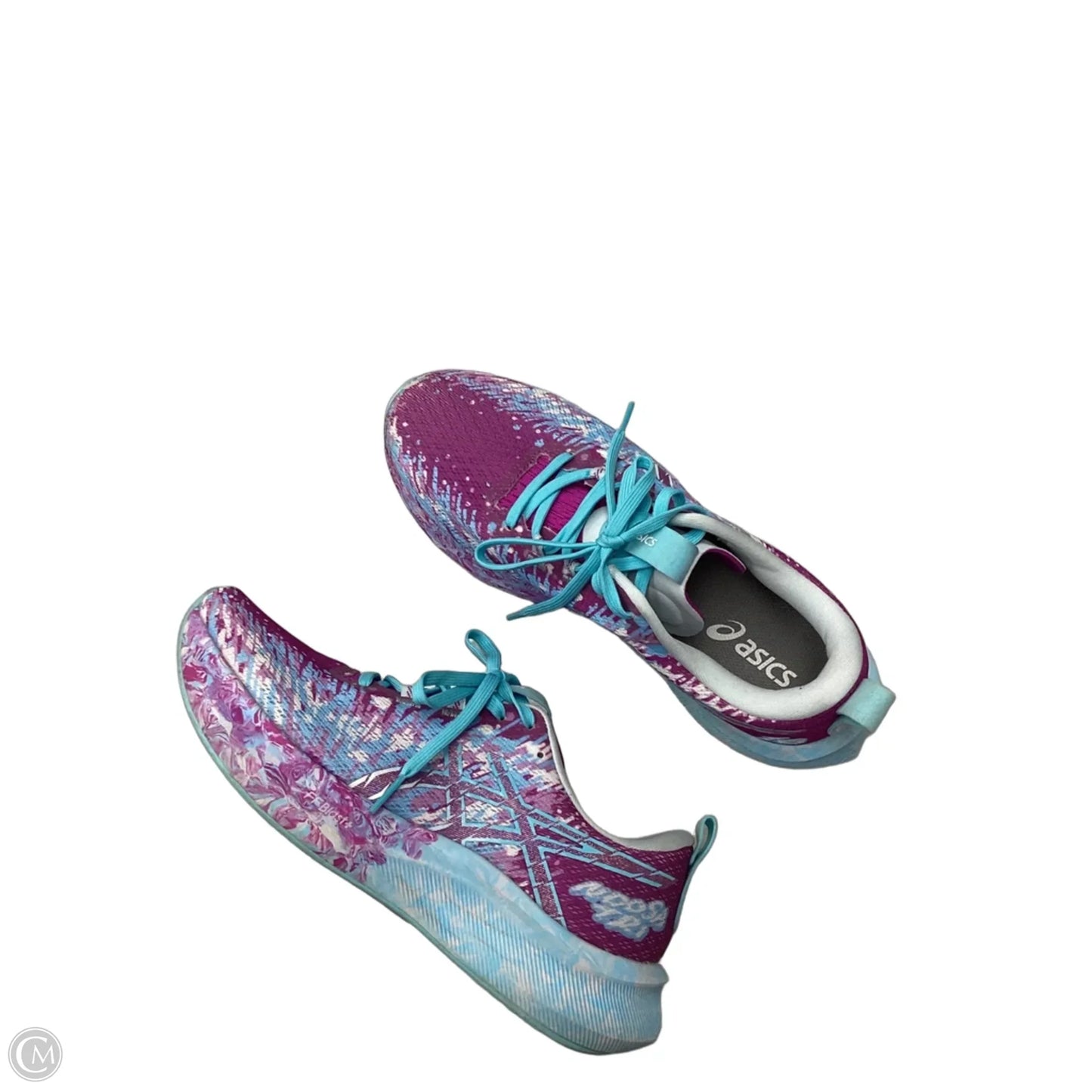 Shoes Athletic By Asics In Blue & Purple, Size: 9.5