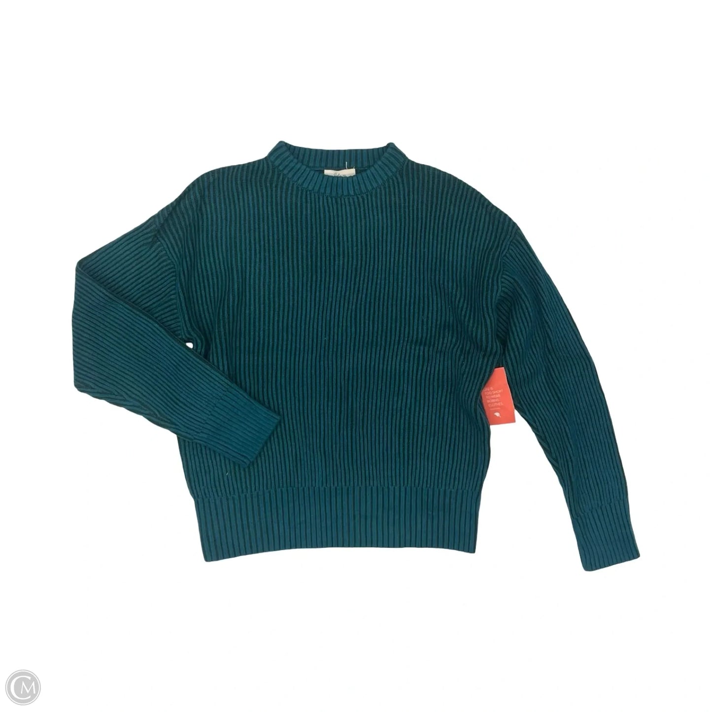 Sweater By Elan In Teal, Size: S