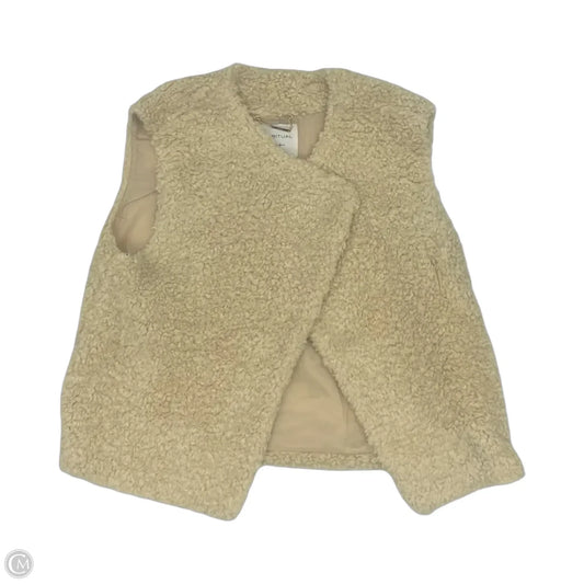 Vest Faux Fur & Sherpa By Habitual In Tan, Size: S