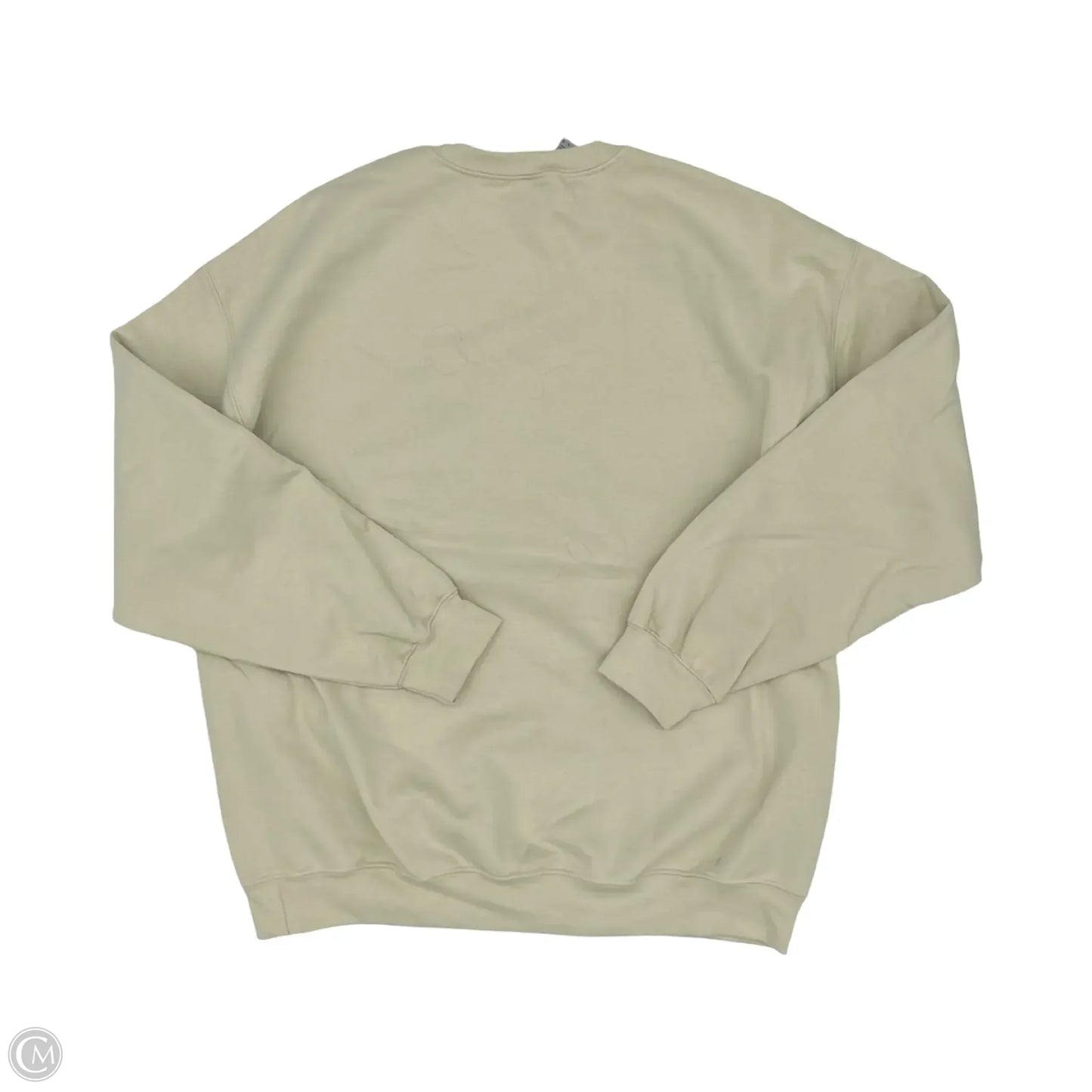 Sweatshirt Crewneck By Gildan In Tan, Size: Xl
