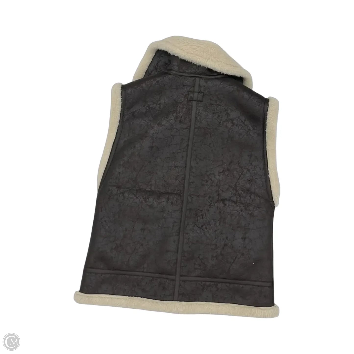 Vest Faux Fur & Sherpa By Aerie In Brown, Size: M