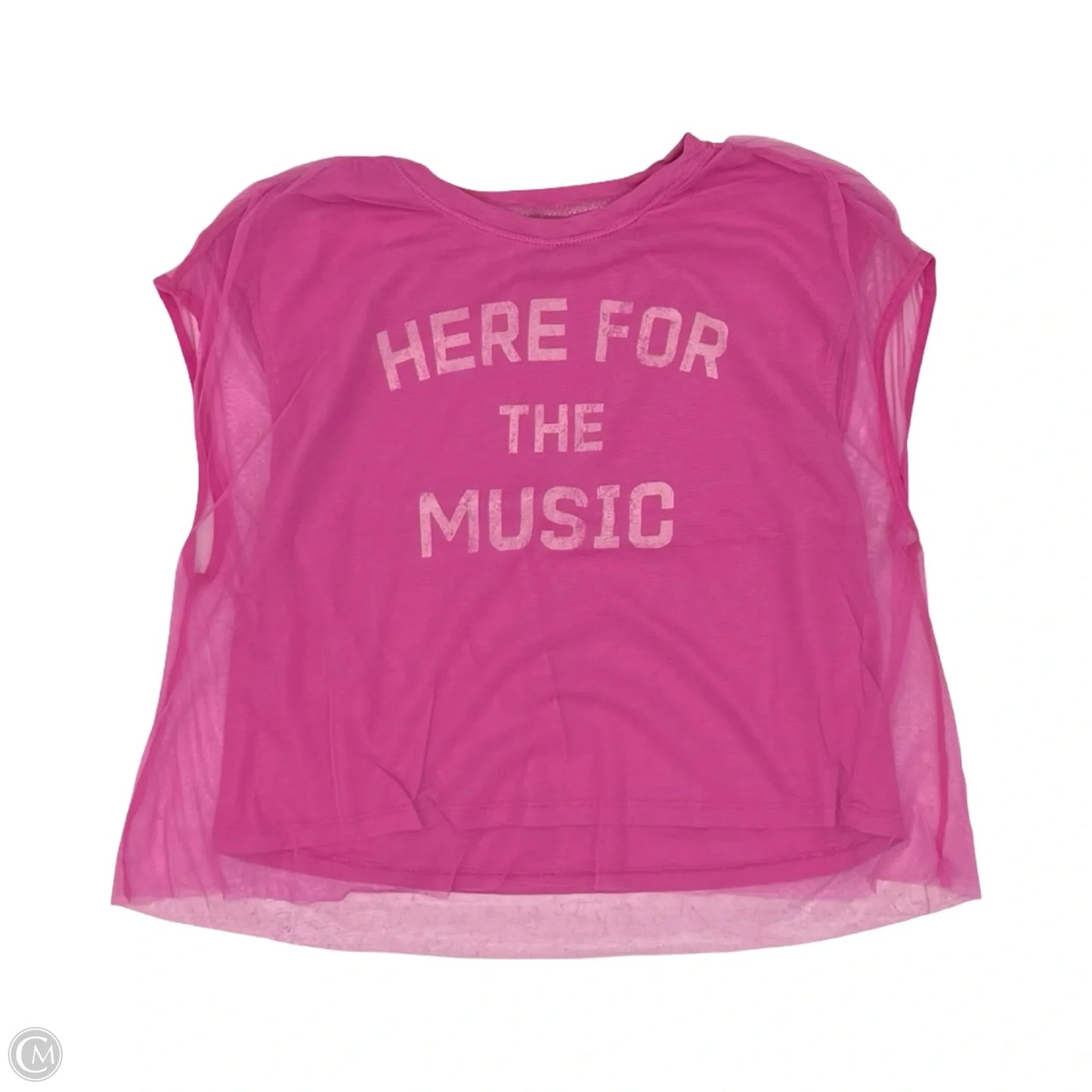 Top Short Sleeve By Pilcro In Pink, Size: M