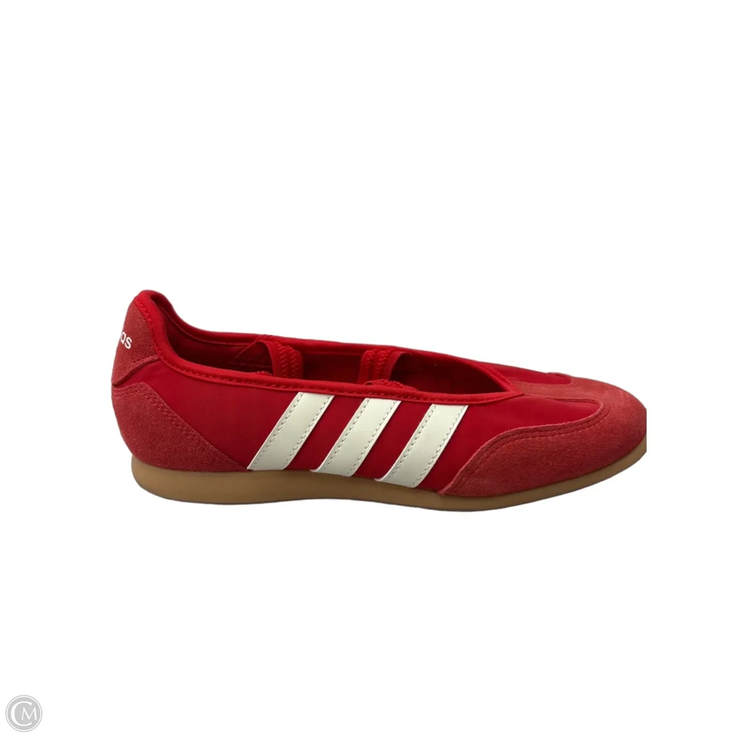 Shoes Flats By Adidas In Red, Size: 7.5
