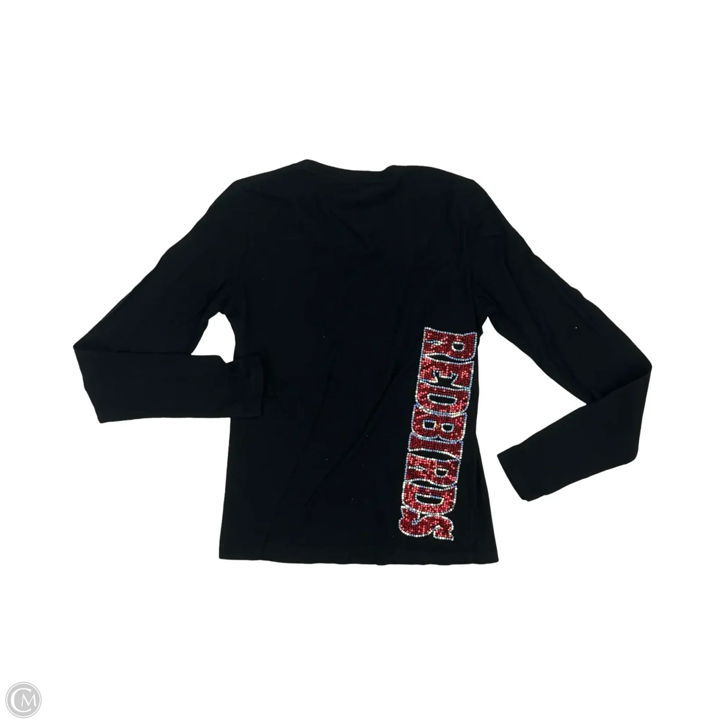 Athletic Top Long Sleeve Crewneck By Clothes Mentor In Black, Size: S