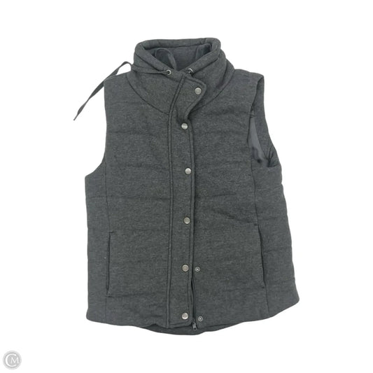 Vest Puffer & Quilted By Be Cool In Grey, Size: M