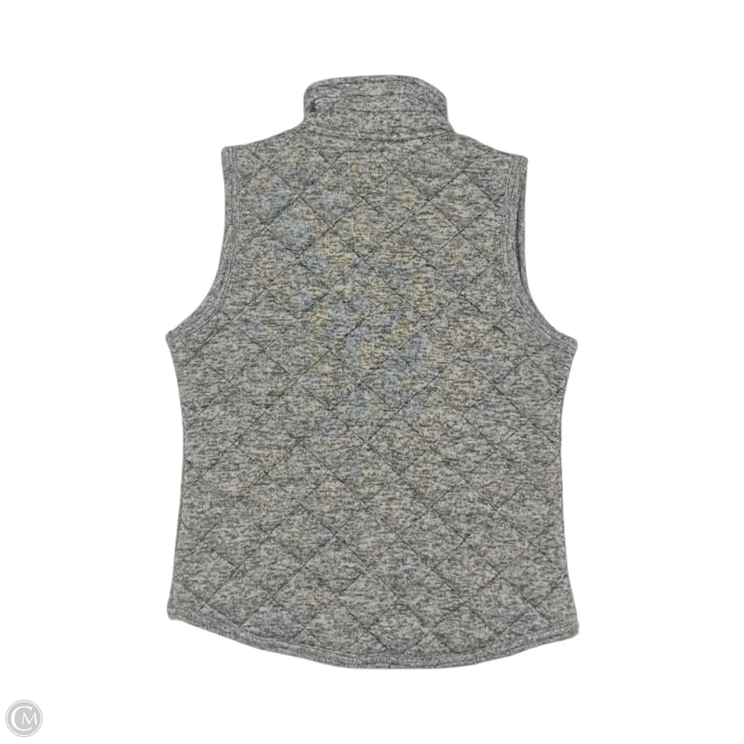 Vest Puffer & Quilted By Thread And Supply In Grey, Size: M
