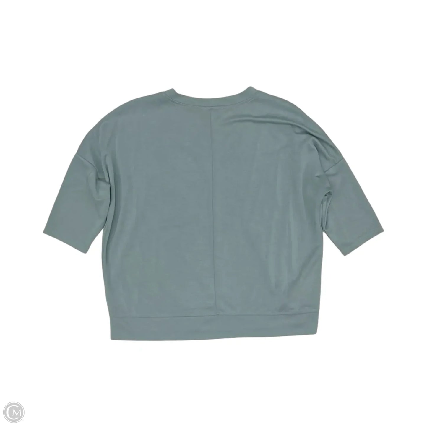 Top Short Sleeve By Cable And Gauge In Aqua, Size: M
